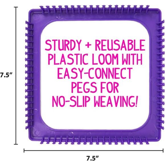 Ultimate Weaving Loom, Includes 378 Craft Loops & 1 Weaving Loom with Tool - Picture 6 of 6
